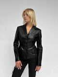 Piece No 09 — The Leather Lace Up Jacket