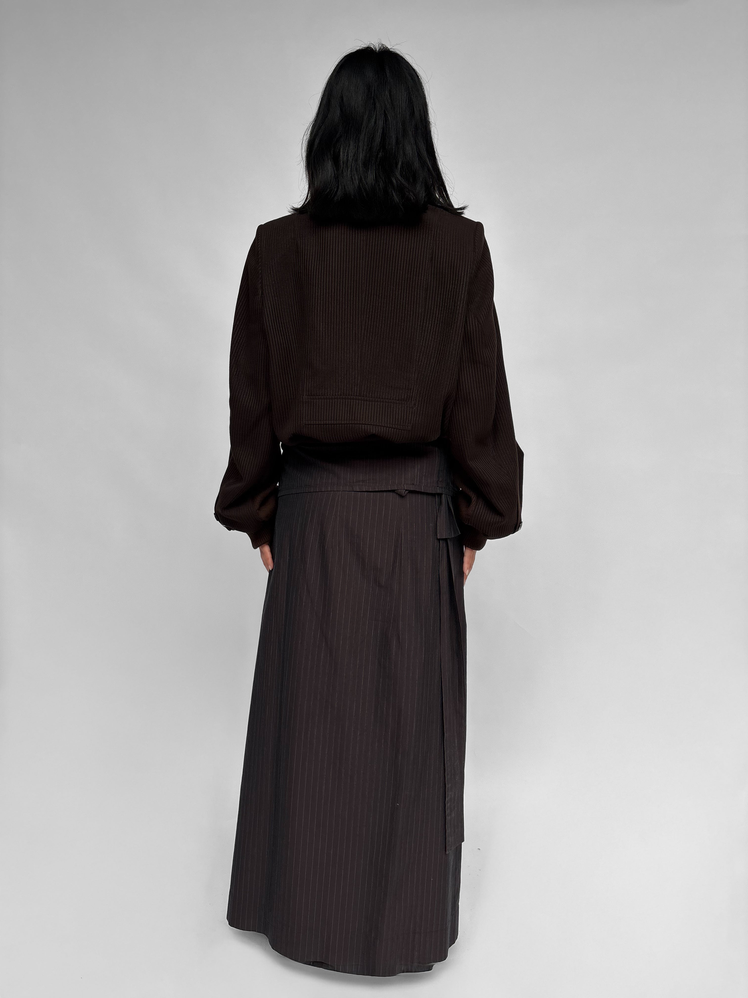 Piece No 36 — Chocolate Brown Bomber Jacket