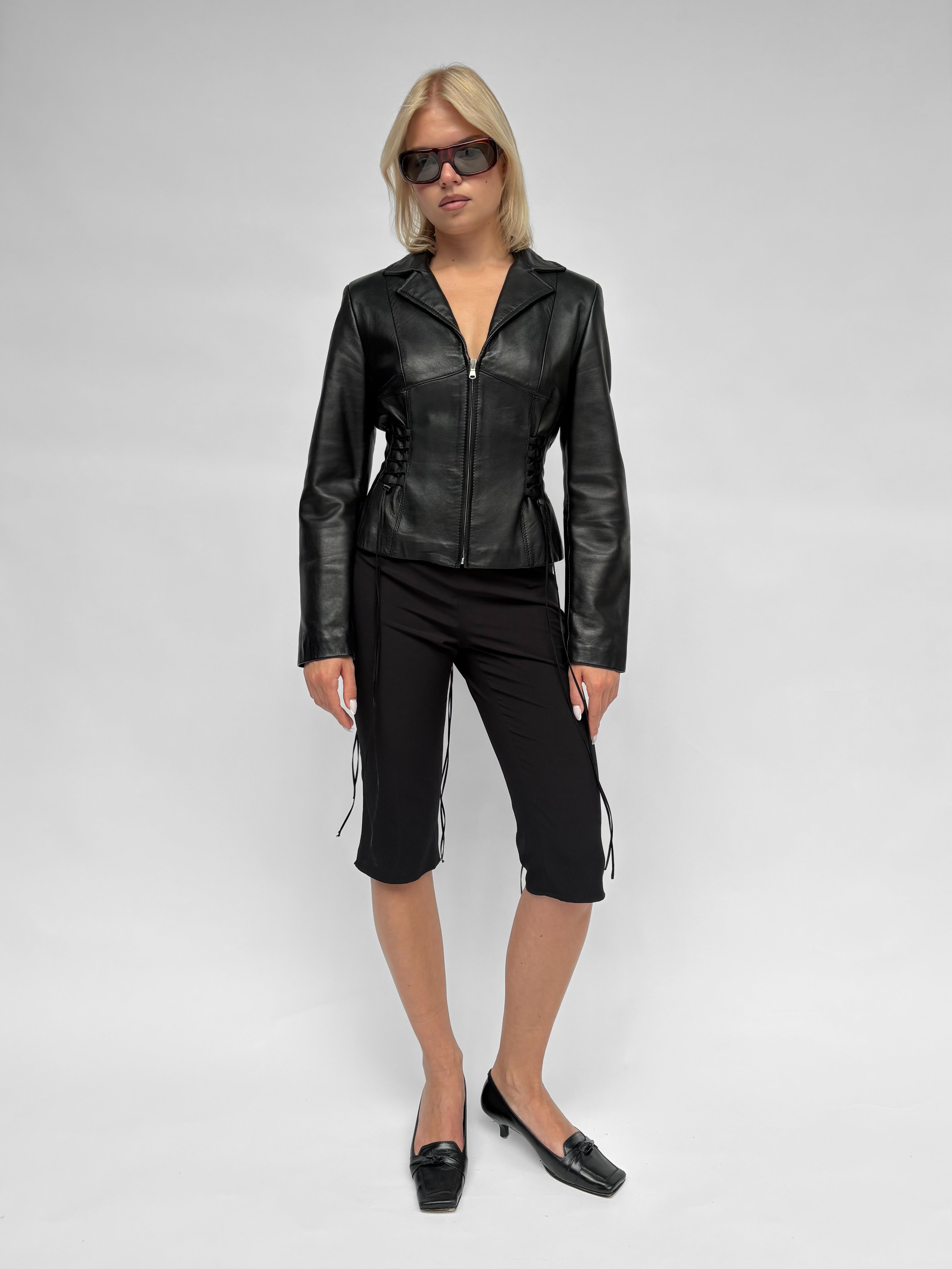 Piece No 08 — The Leather Lace Up Jacket