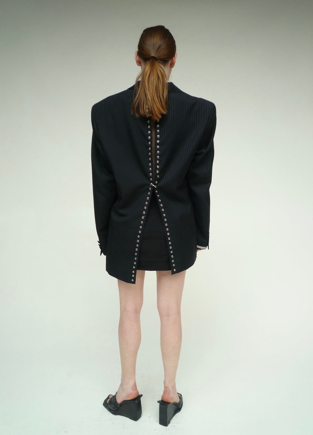 Open Back Piercing Blazer