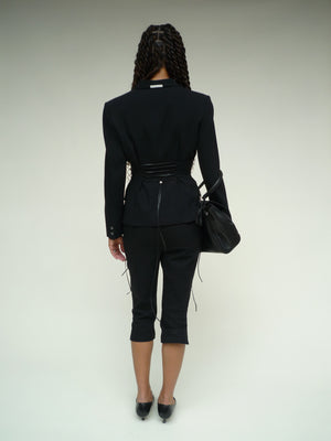Fitted Black Blazer