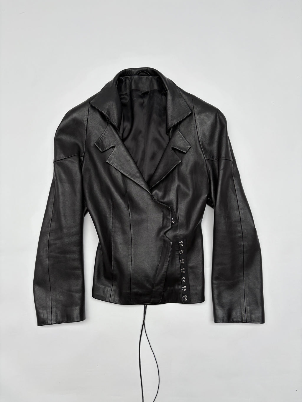 Piece No. 03 — The Sculpted Leather Jacket