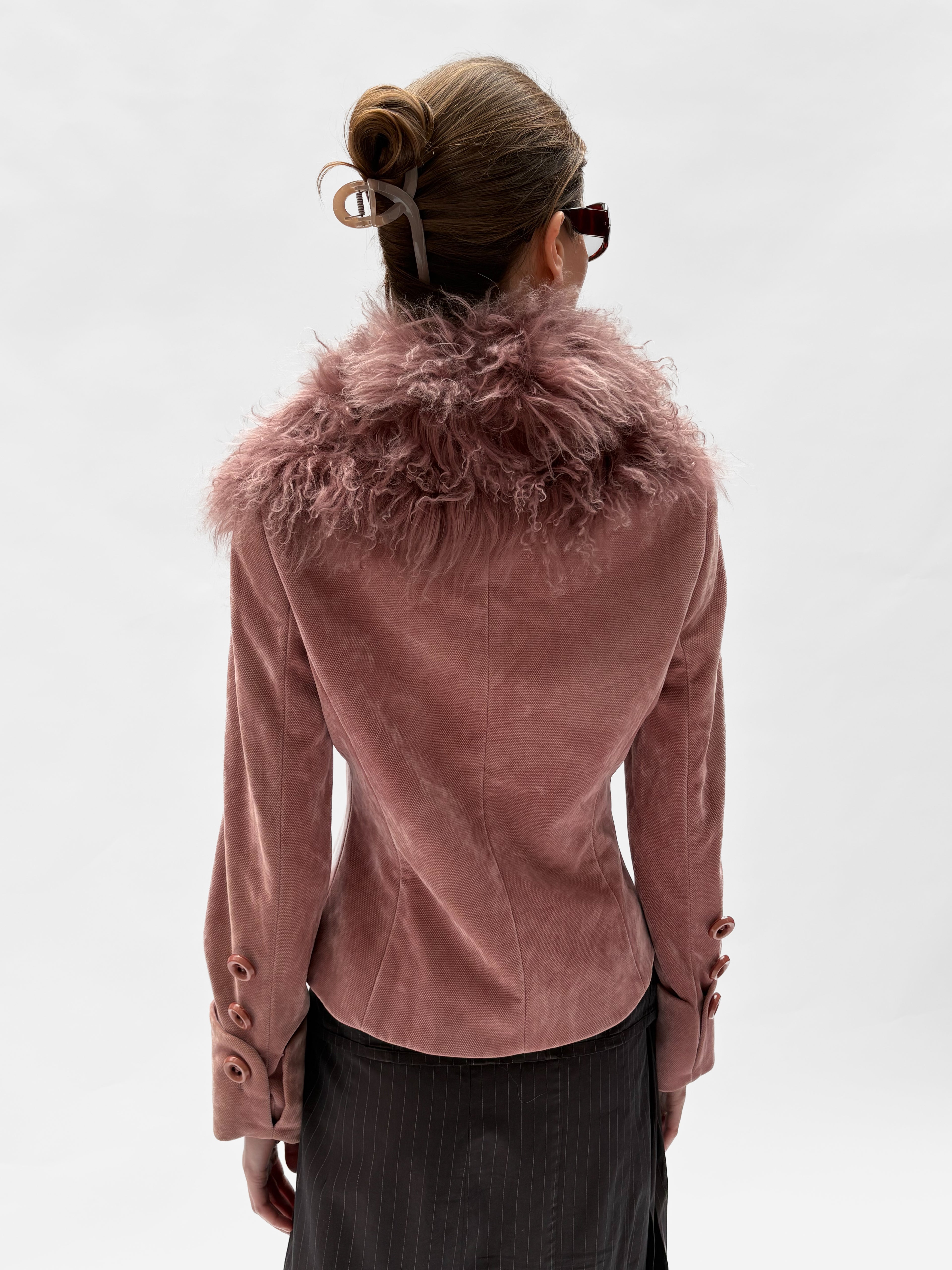 Piece No. 17  — The Pink Fur Collar Blazer