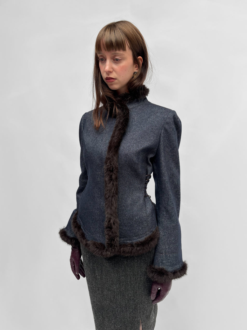 Piece No. 63 — The Denim Fur Blazer