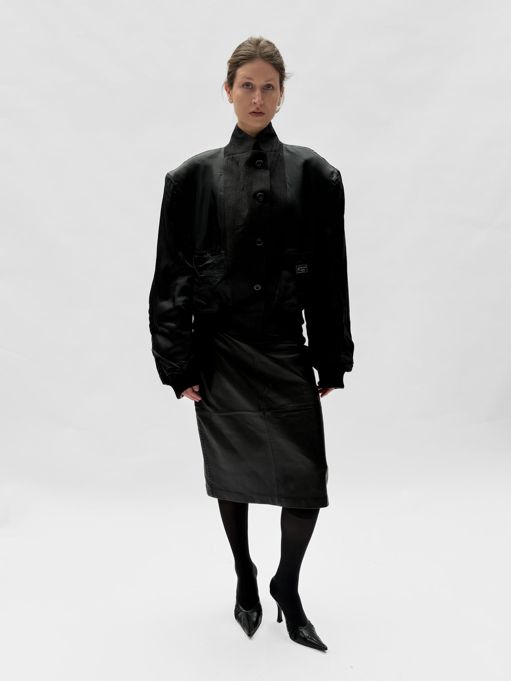 Piece No. 22  — The Charcoal Oversized Bomber