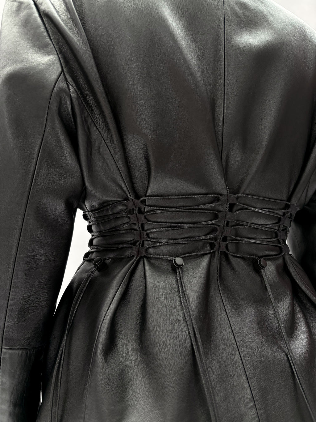 Piece No. 08 — The Leather Lace-Up Jacket