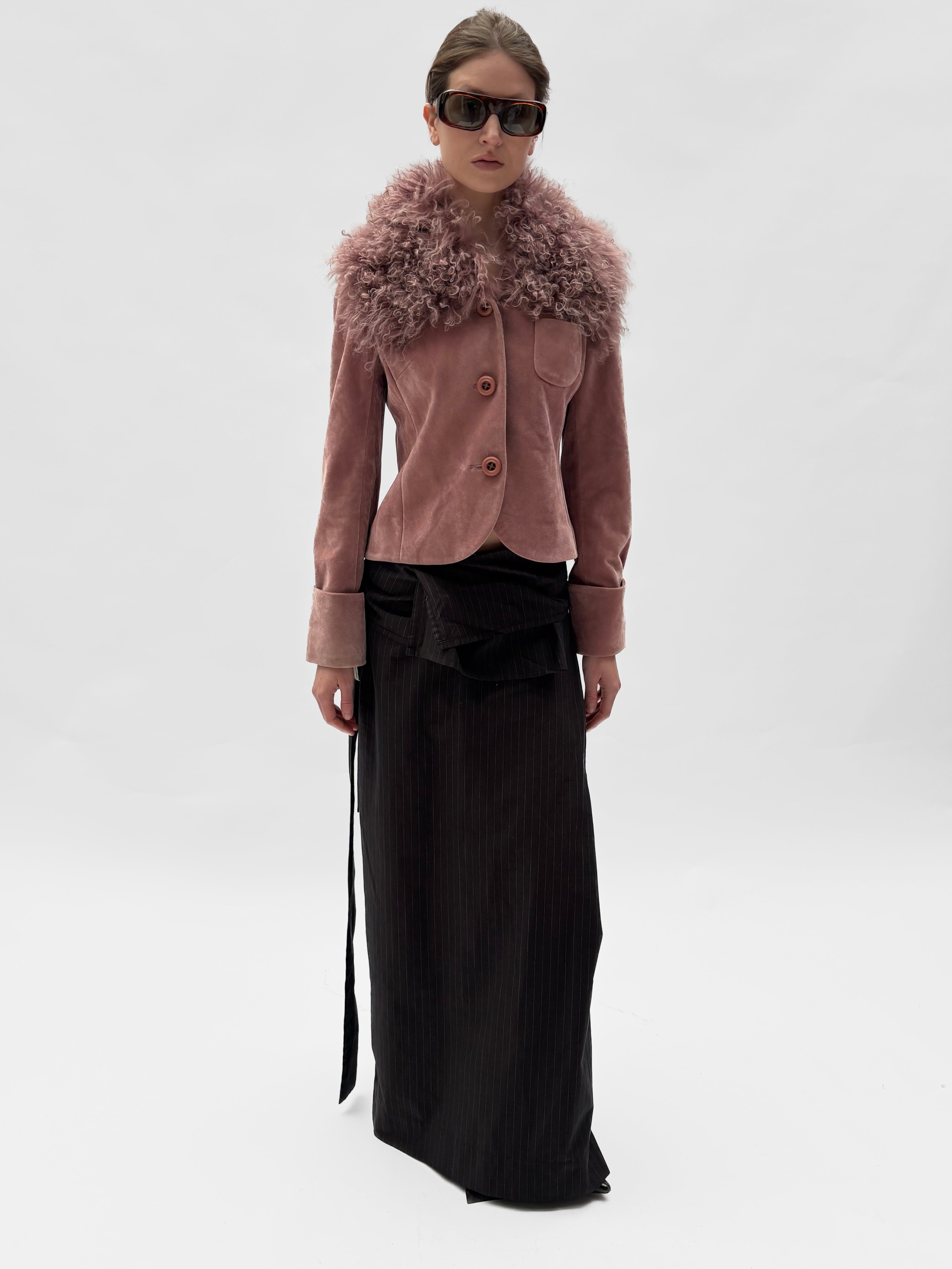 Piece No. 17  — The Pink Fur Collar Blazer