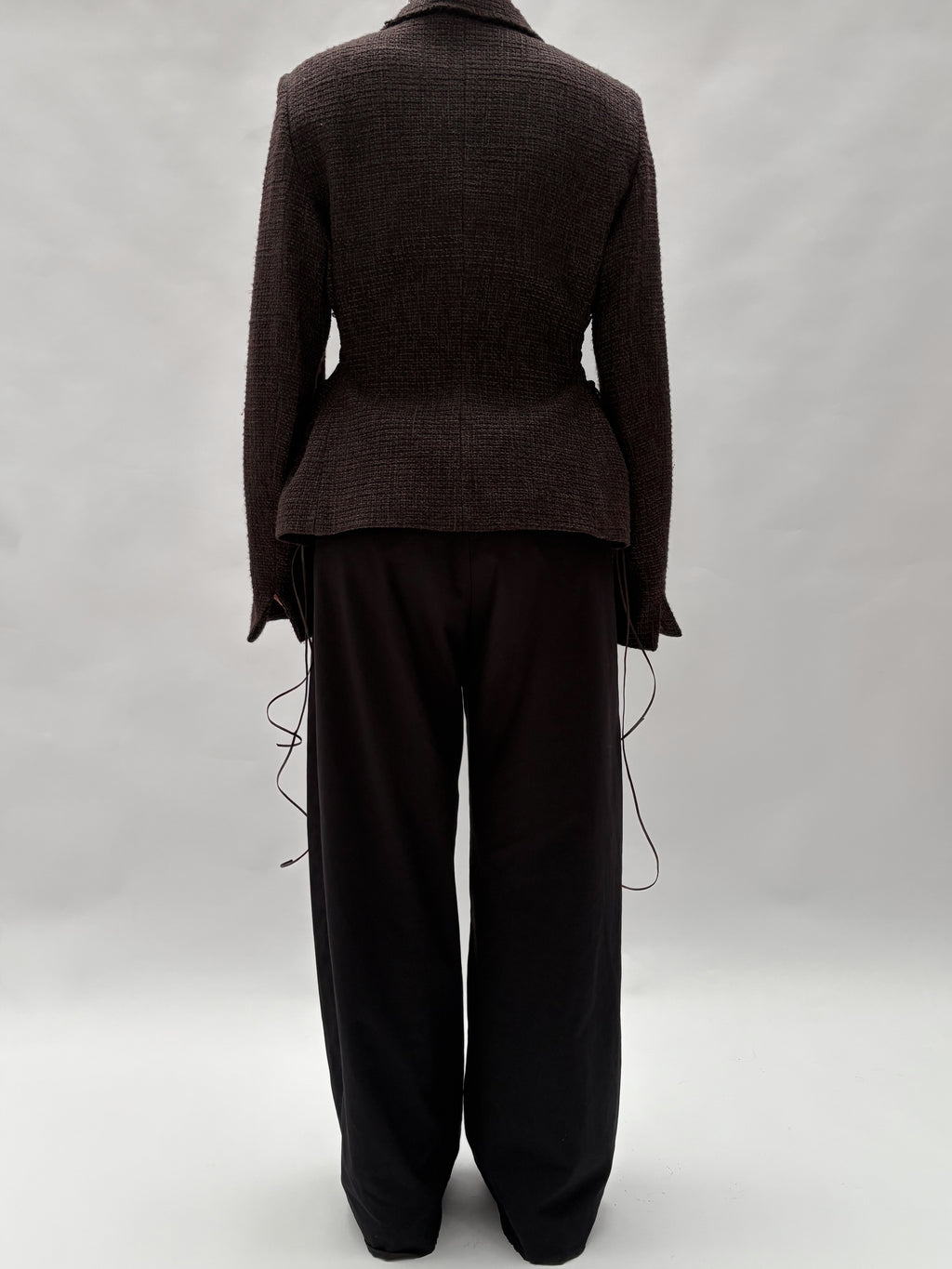 Piece No. 14 — The Brown Tweed Corset Jacket