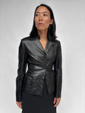 Piece No 51 — Cinching Waist Leather Jacket