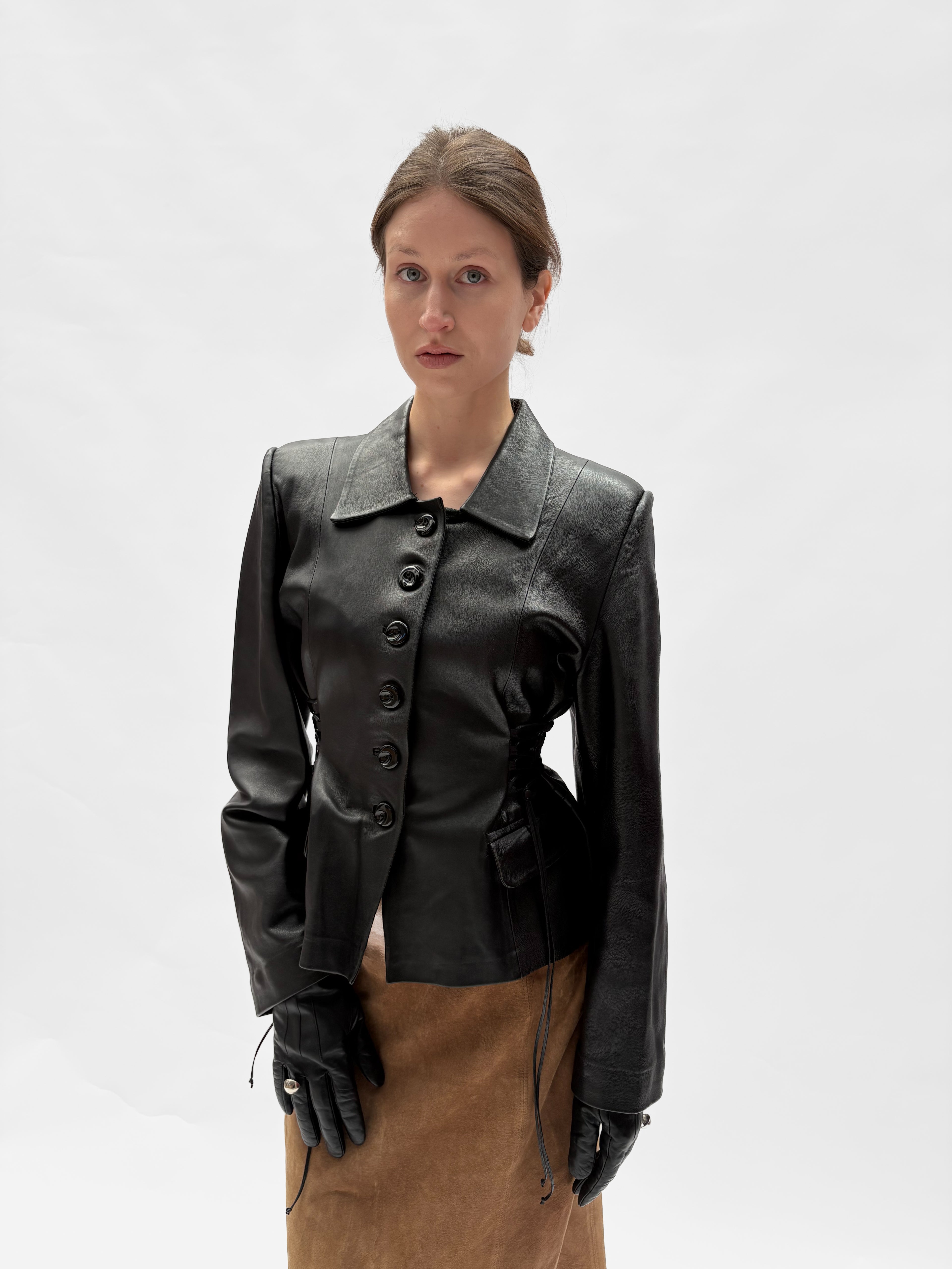 Piece No. 26 — The Leather Lace Up Jacket