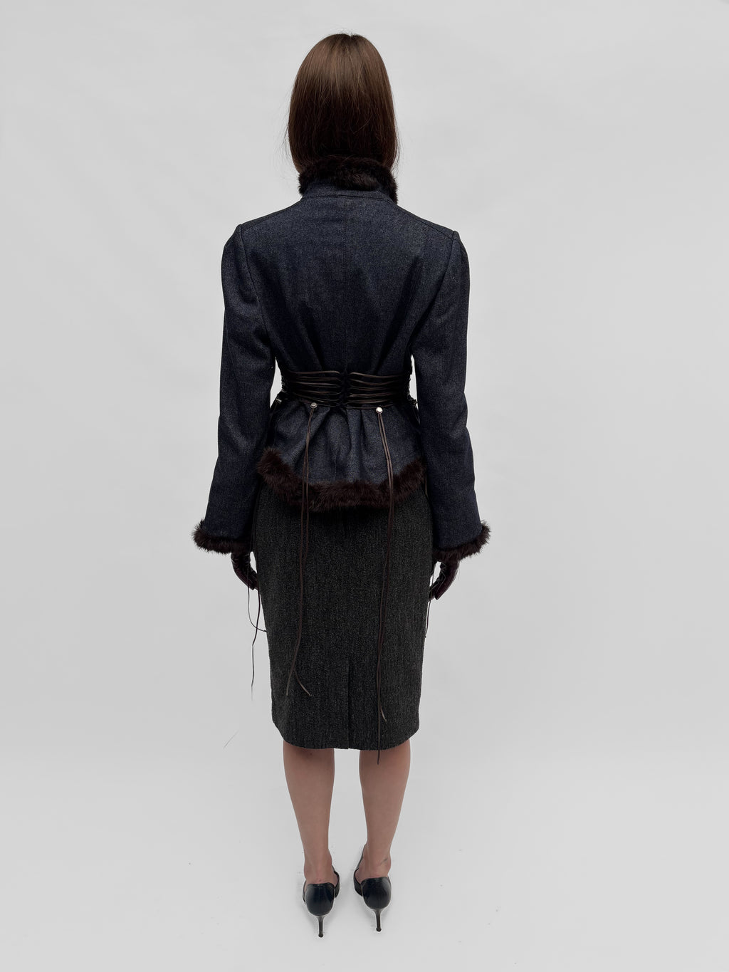 Piece No. 63 — The Denim Fur Blazer