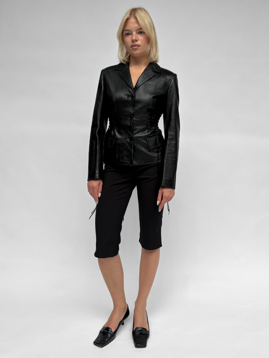 Piece No 09 — The Leather Lace Up Jacket