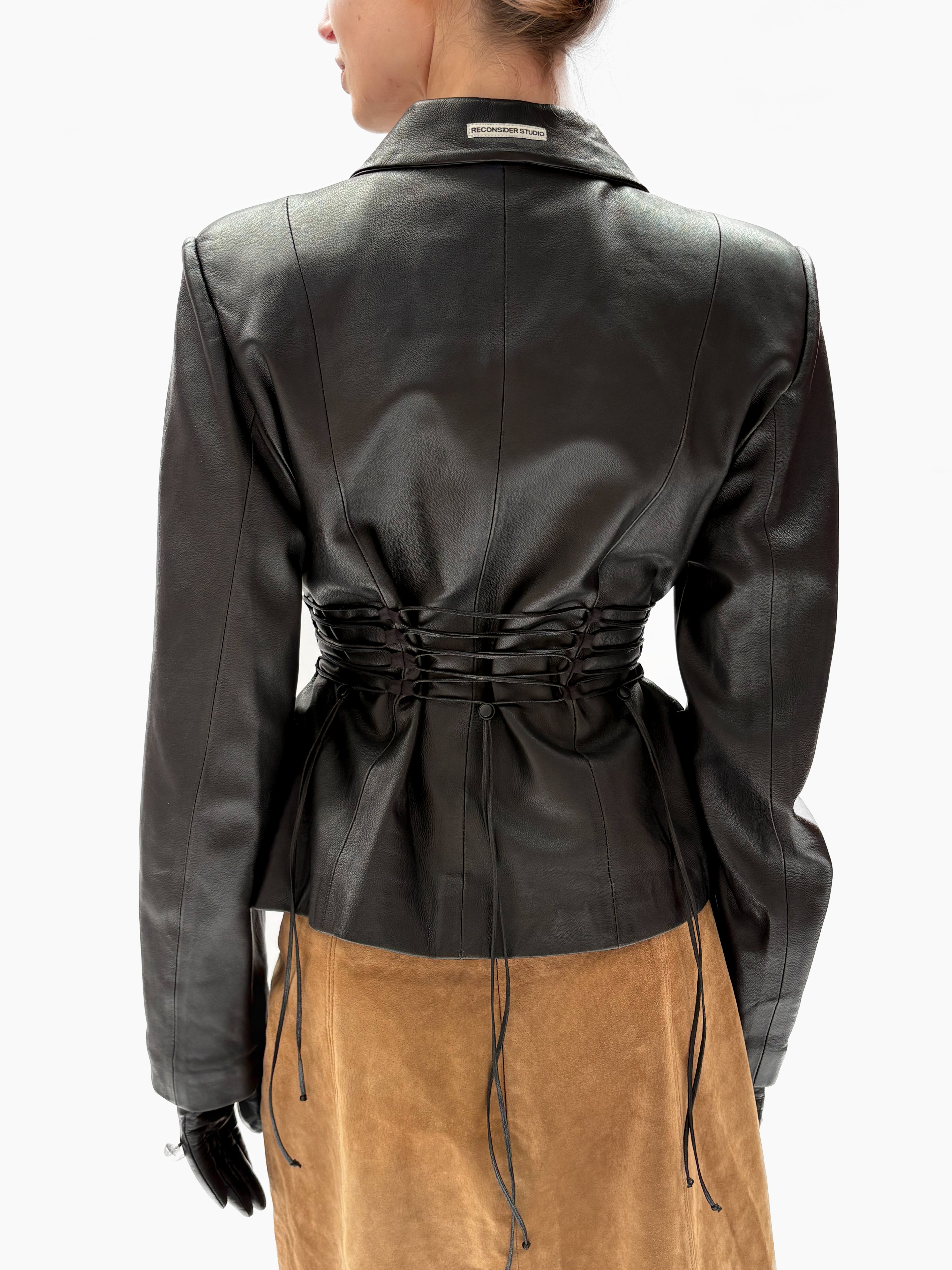 Piece No. 26 — The Leather Lace Up Jacket