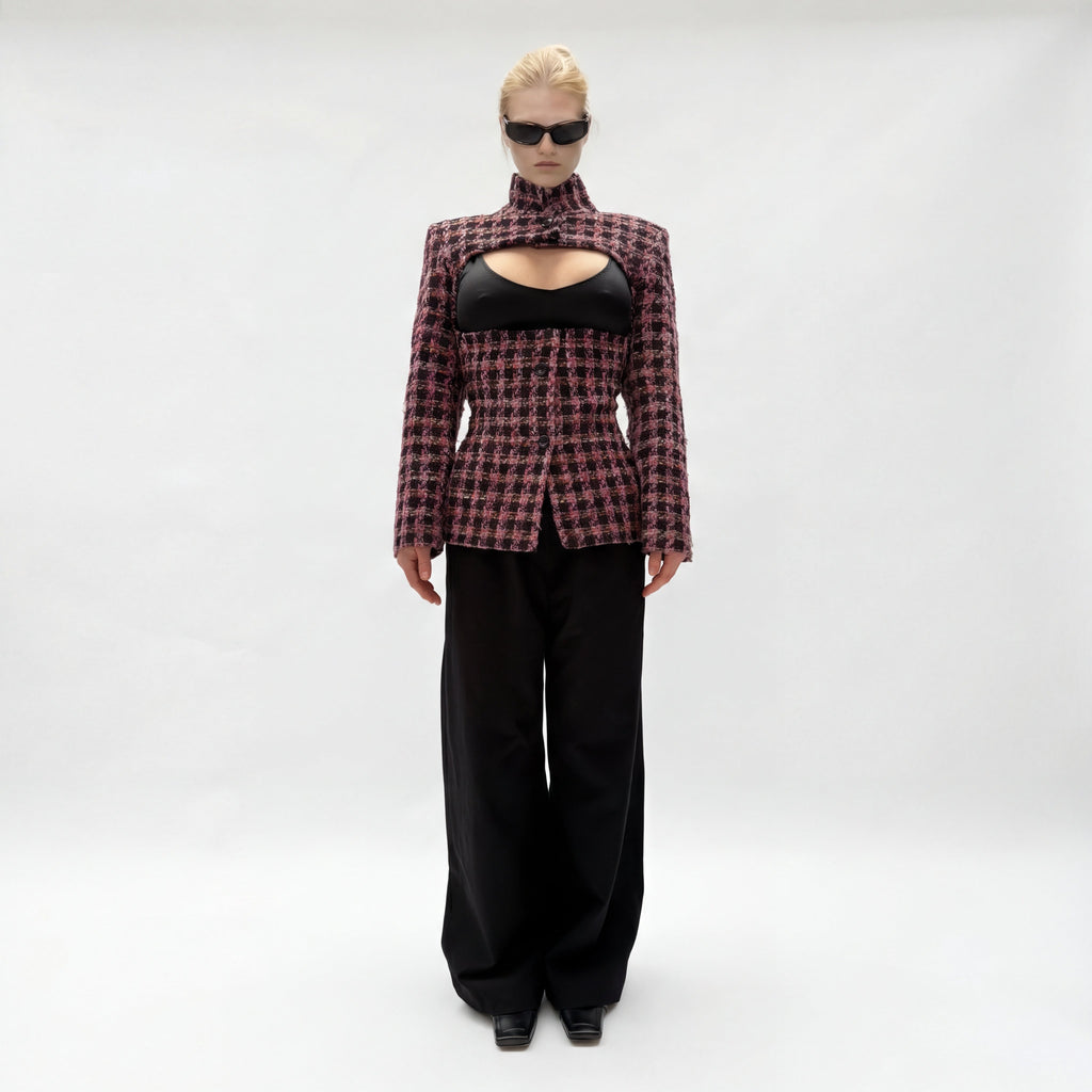 Piece No. 11 — The Pink Cut-Out Blazer