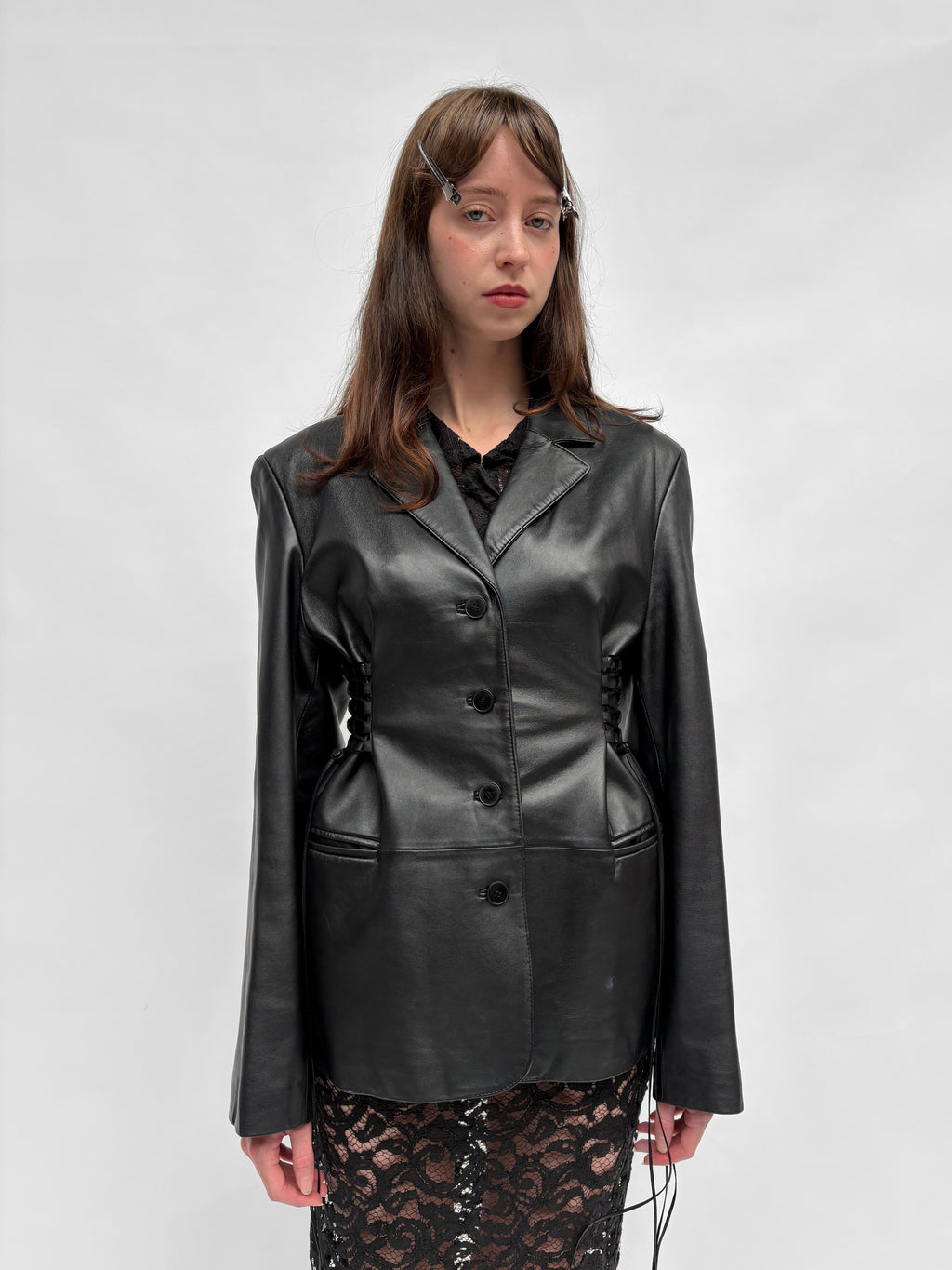 Piece No. 05 — The Leather Lace Up Jacket