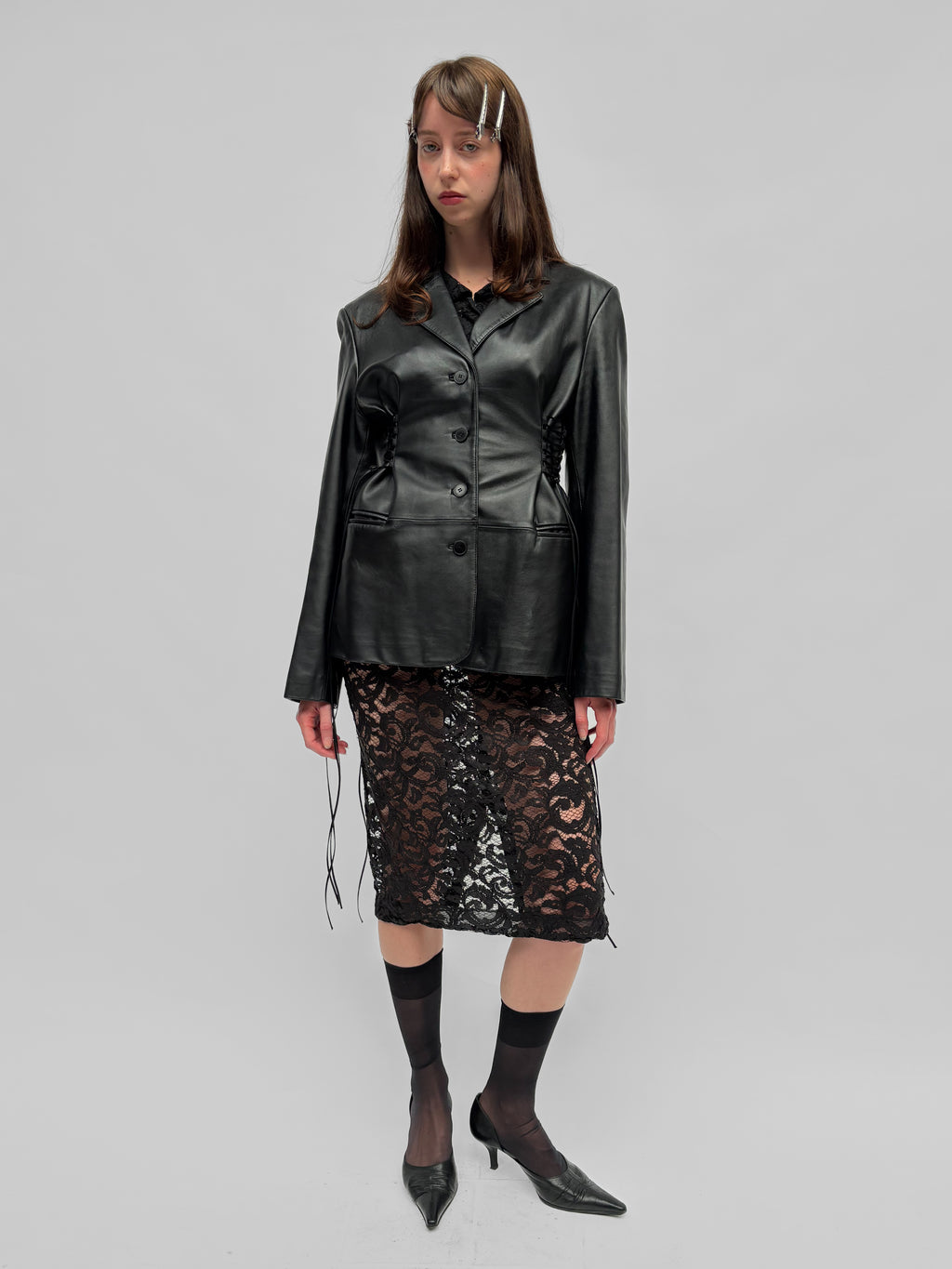 Piece No. 05 — The Leather Lace Up Jacket