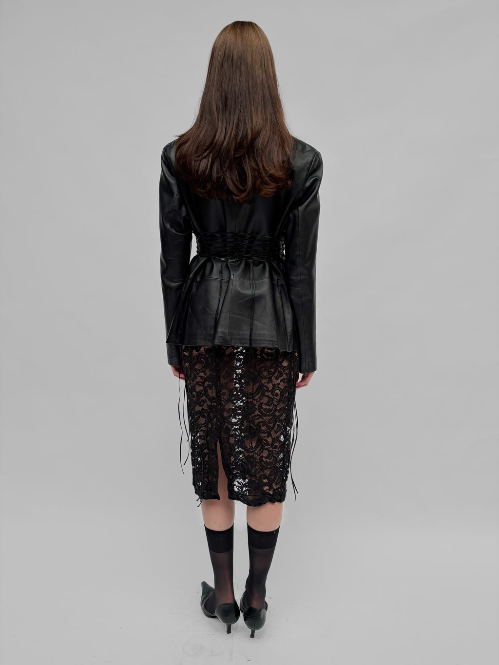 Piece No. 05 — The Leather Lace Up Jacket