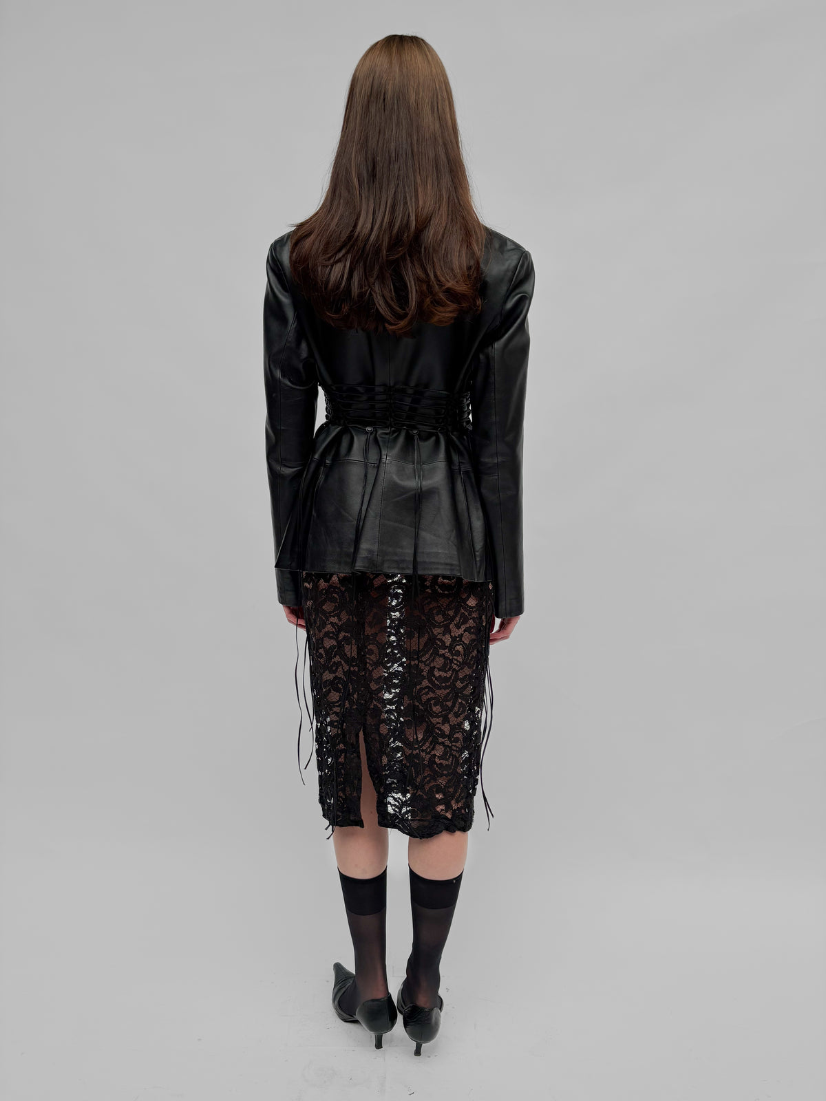 Piece No. 05 — The Leather Lace Up Jacket