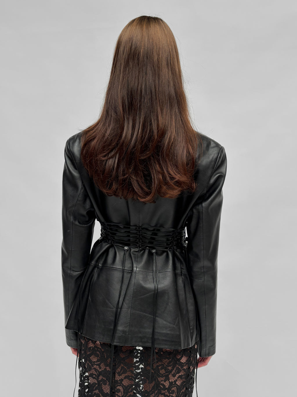 Piece No. 05 — The Leather Lace Up Jacket
