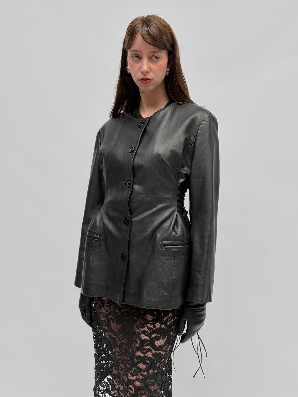 Piece No. 12  — The Leather Lace Up Jacket