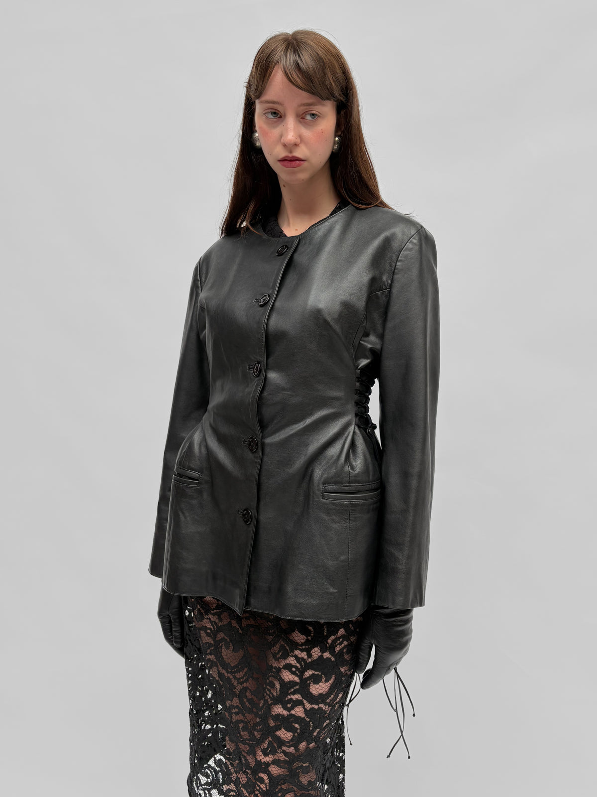 Piece No. 12  — The Leather Lace Up Jacket