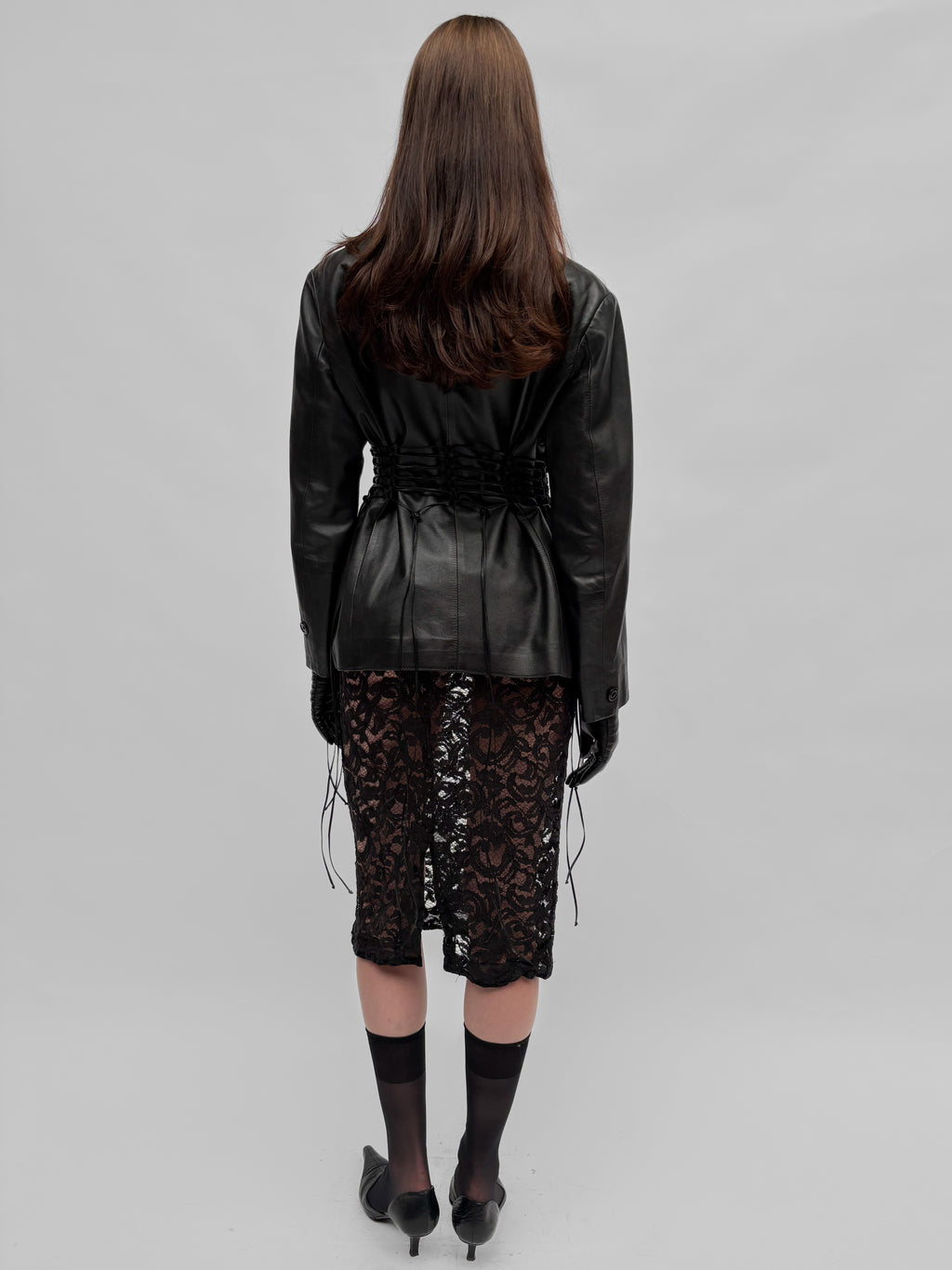 Piece No. 12  — The Leather Lace Up Jacket