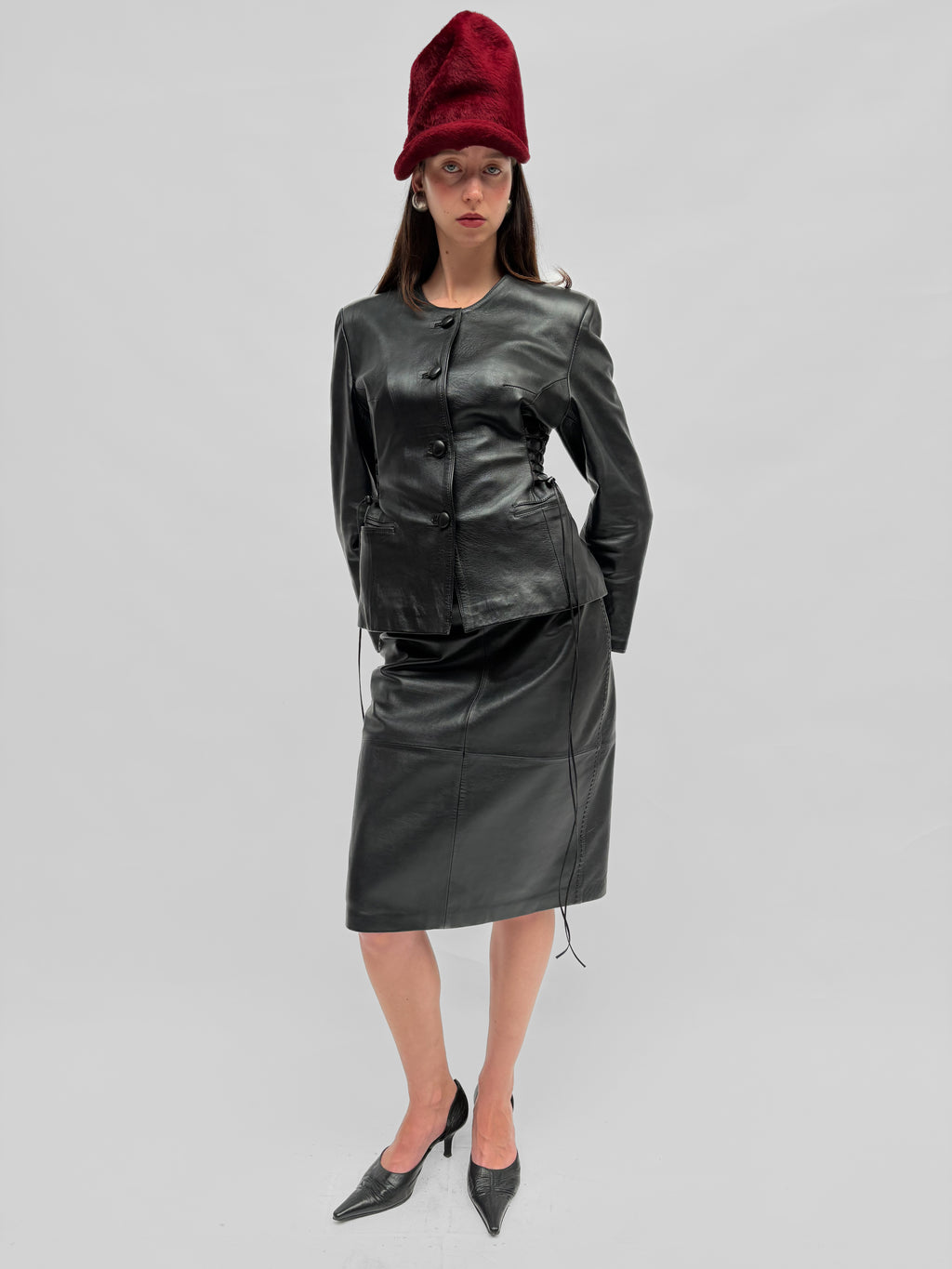 Piece No. 09  — The Leather Lace Up Jacket