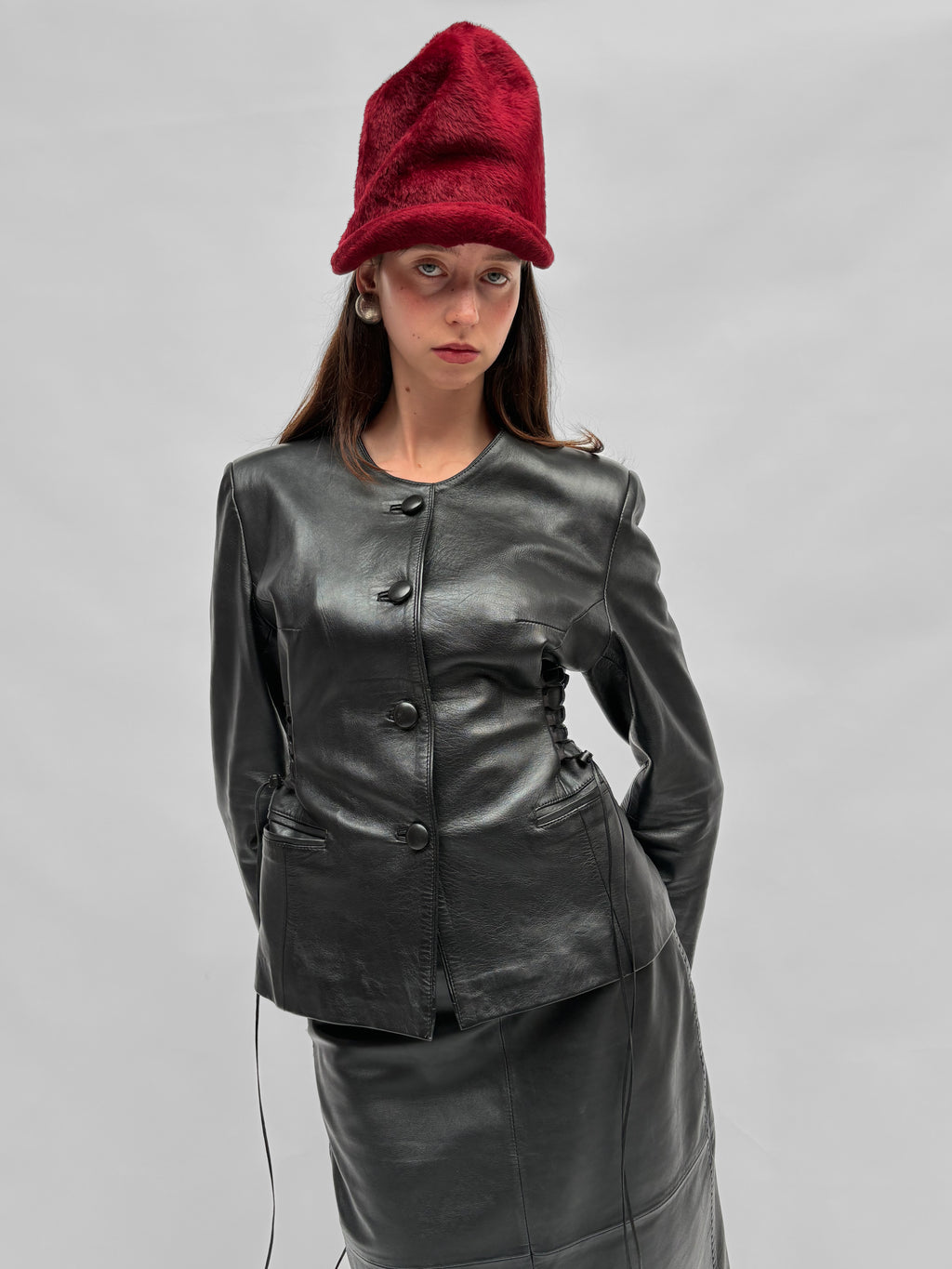 Piece No. 09  — The Leather Lace Up Jacket