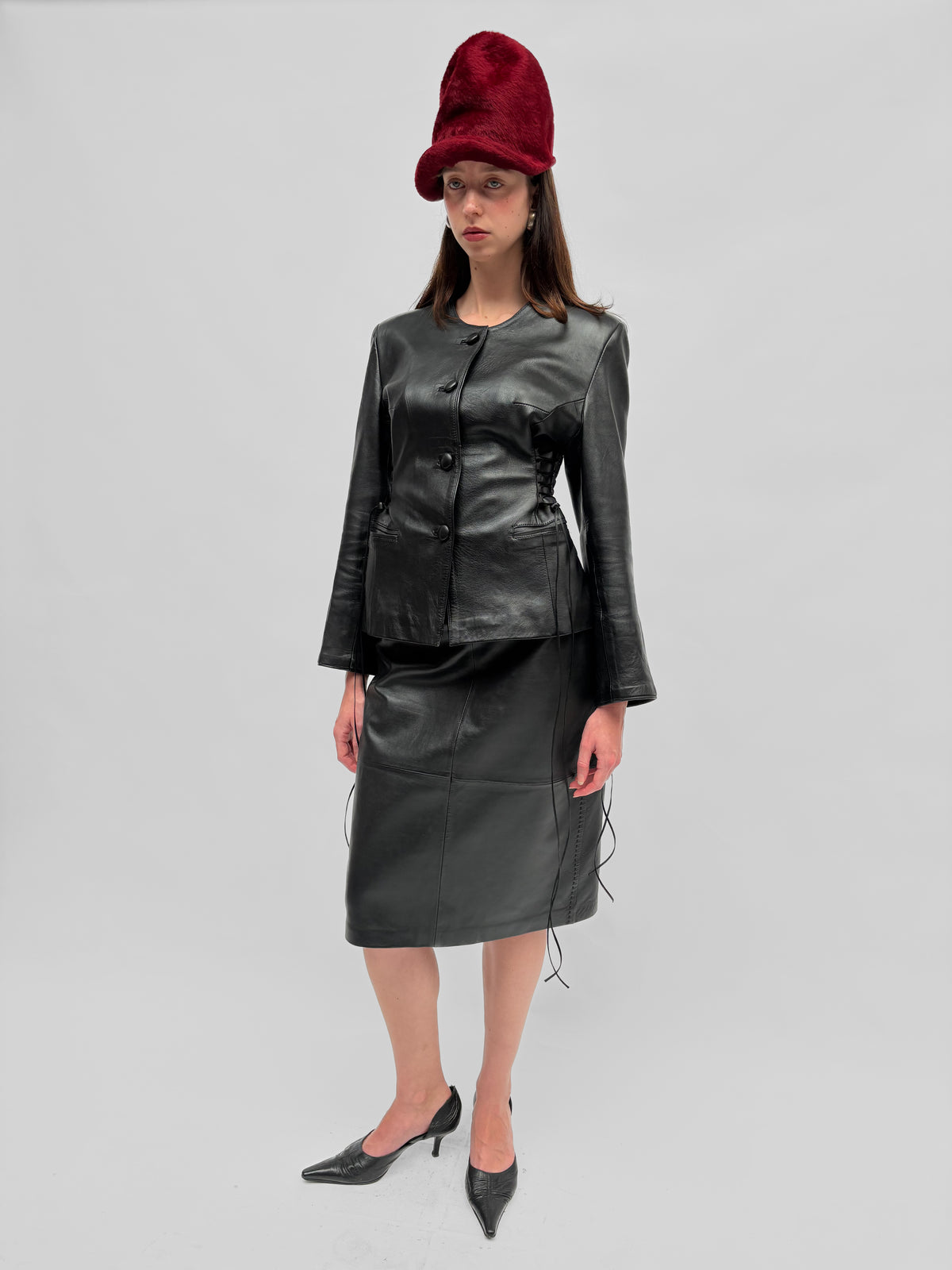 Piece No. 09  — The Leather Lace Up Jacket