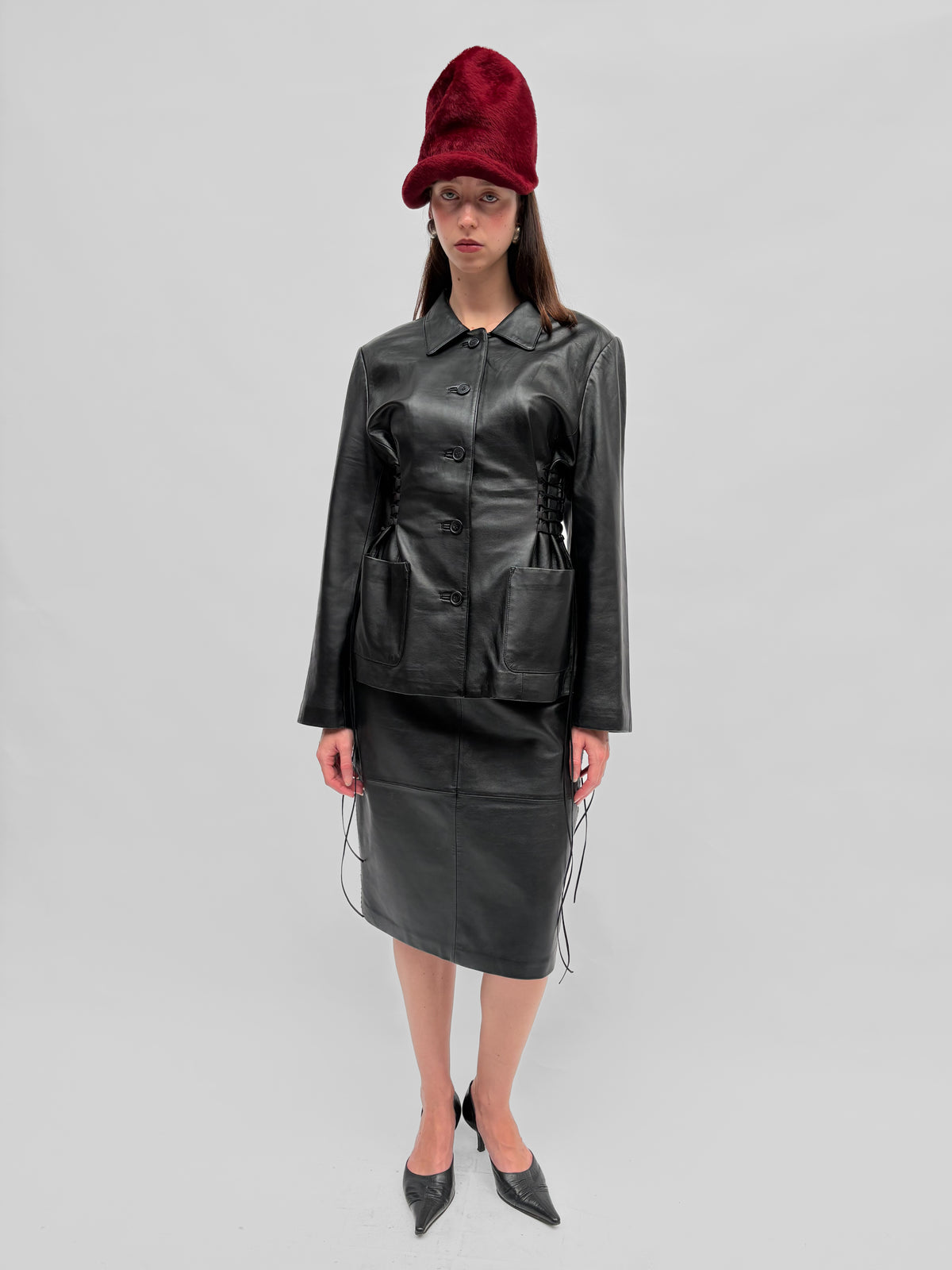Piece No. 08  — The Leather Lace Up Jacket