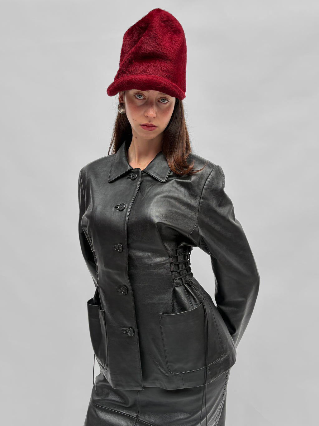 Piece No. 08  — The Leather Lace Up Jacket