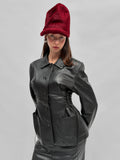 Piece No. 08  — The Leather Lace Up Jacket
