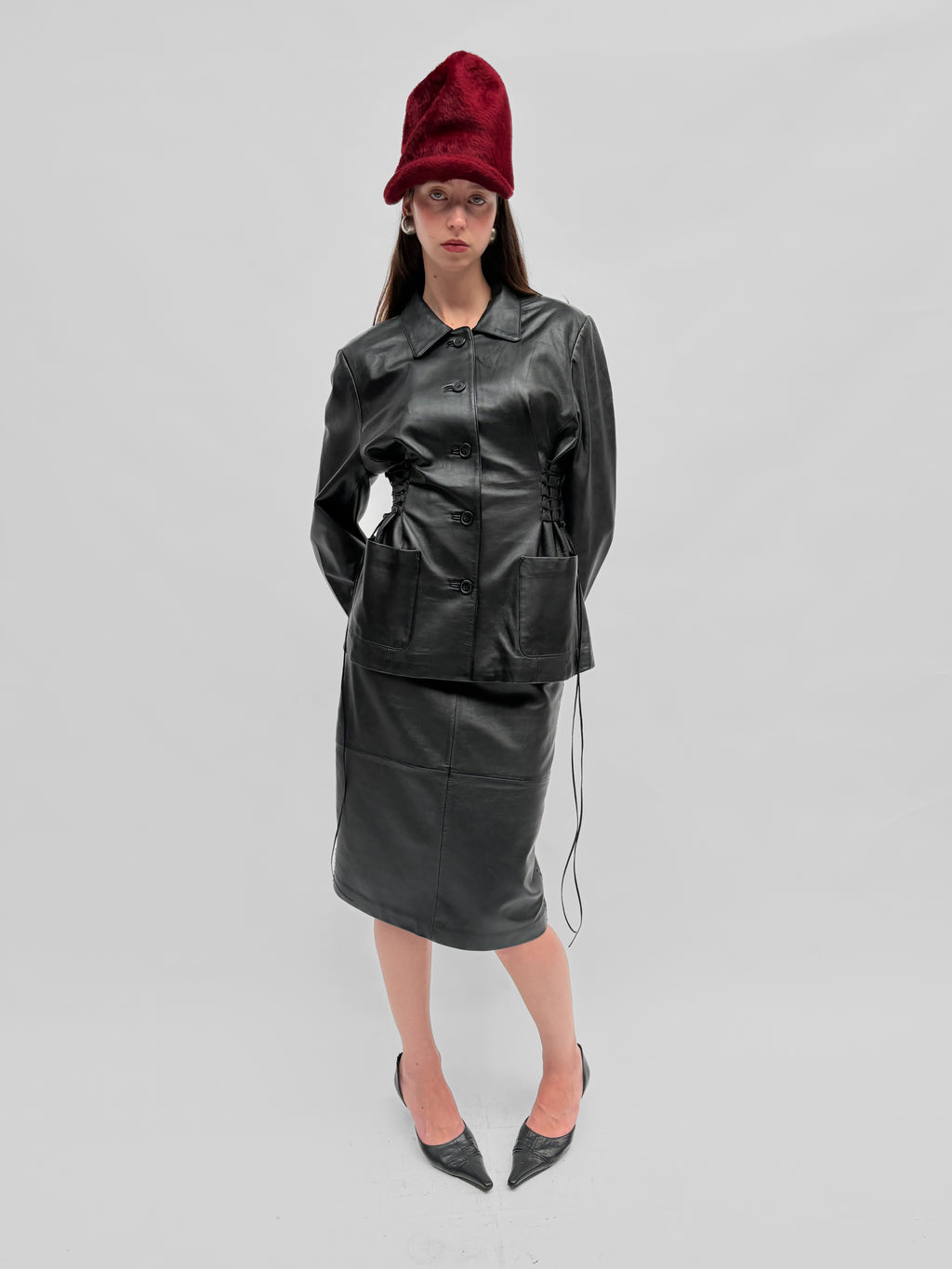 Piece No. 08  — The Leather Lace Up Jacket