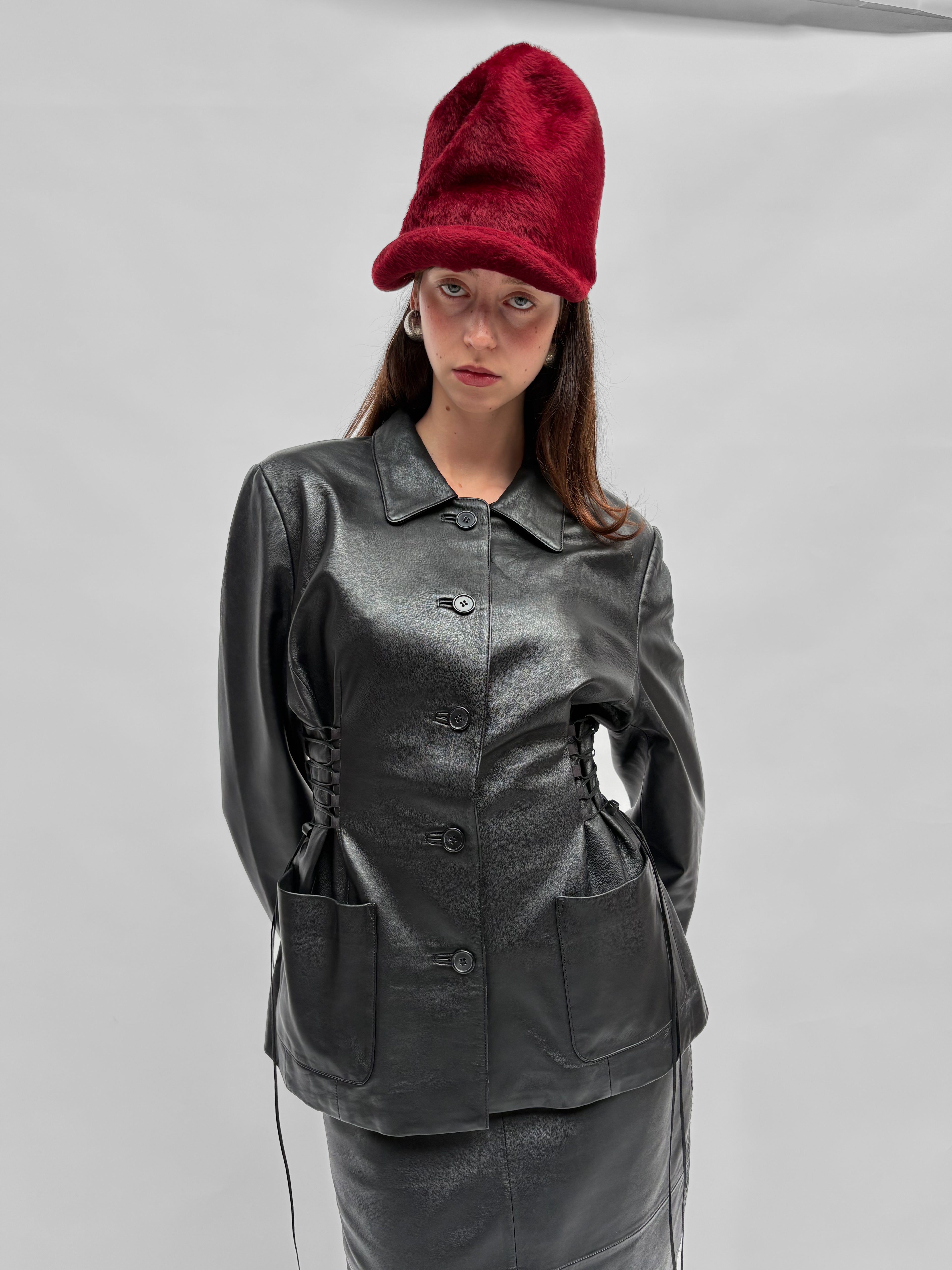 Piece No. 08  — The Leather Lace Up Jacket