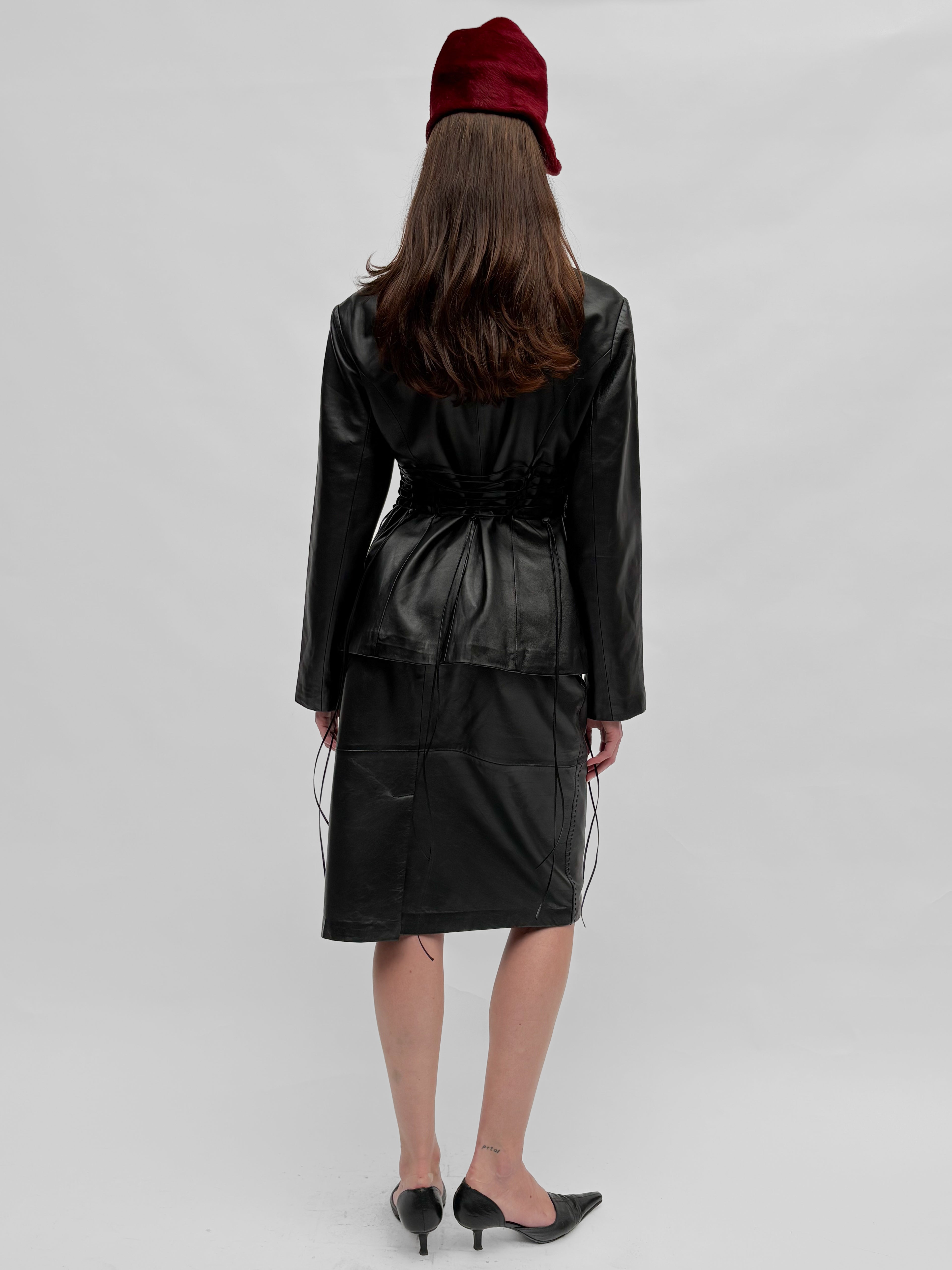 Piece No. 08  — The Leather Lace Up Jacket