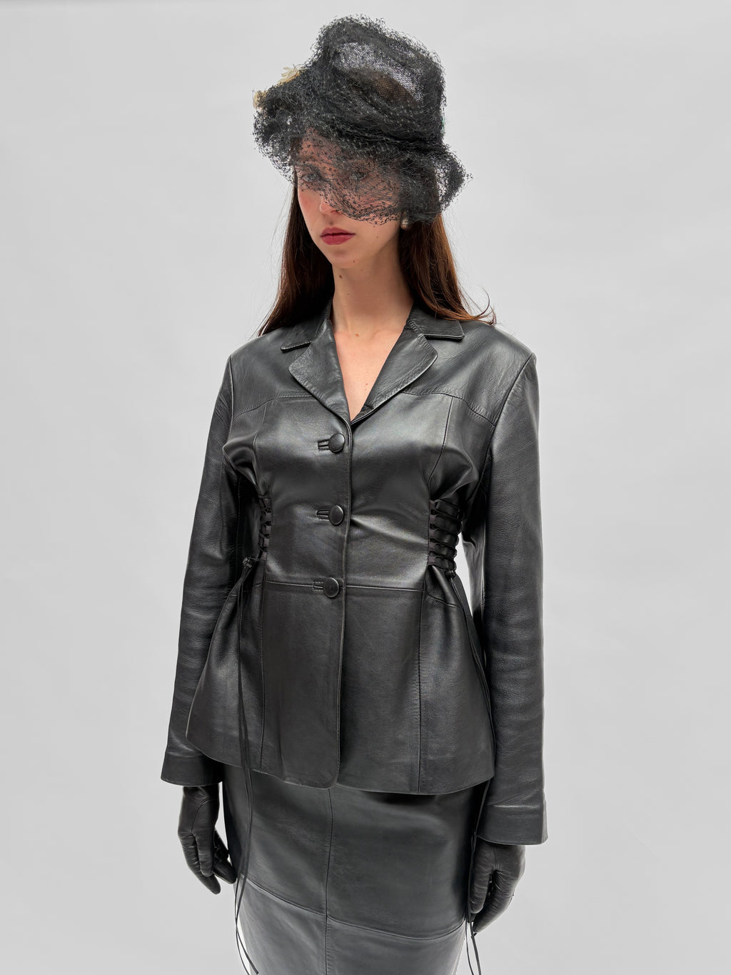 Piece No. 01  — The Leather Lace Up Jacket
