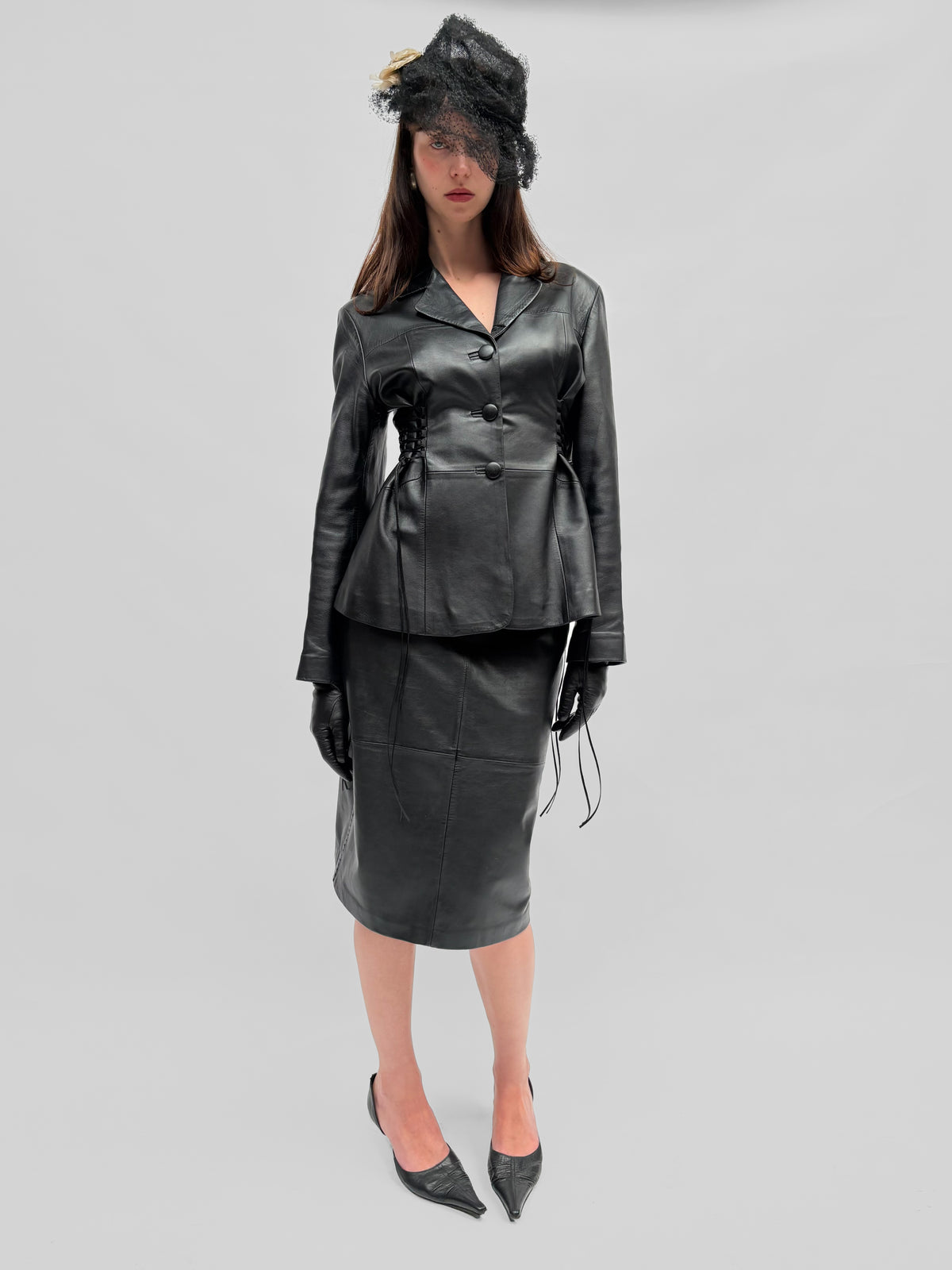 Piece No. 01  — The Leather Lace Up Jacket