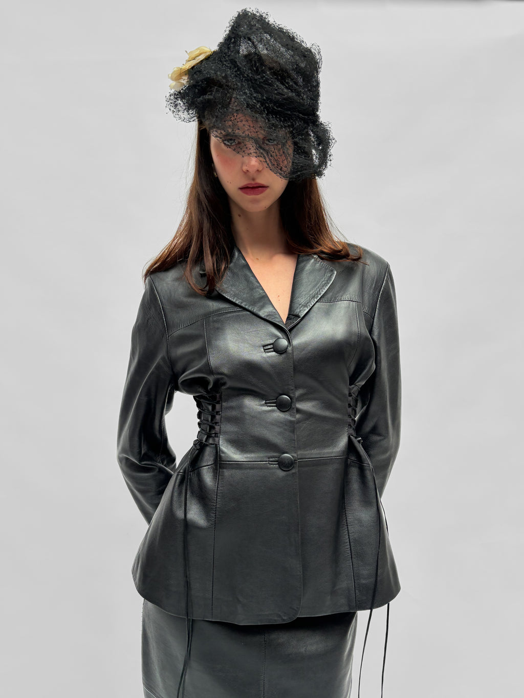 Piece No. 01  — The Leather Lace Up Jacket