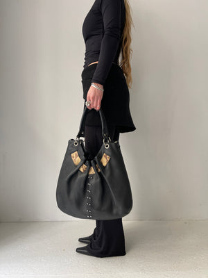 Leather Snakeprint Bag