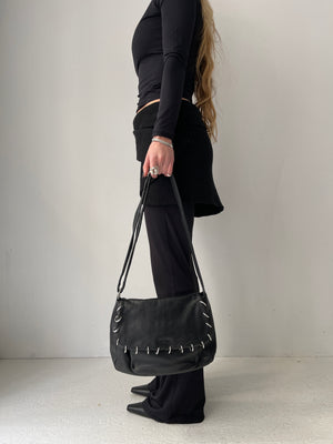 Leather Crossbody Piercing Bag