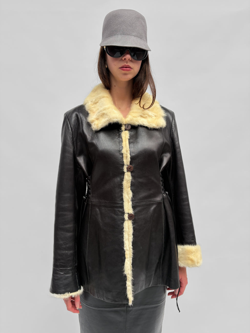 Piece No. 10  — The Leather Lace Up Jacket