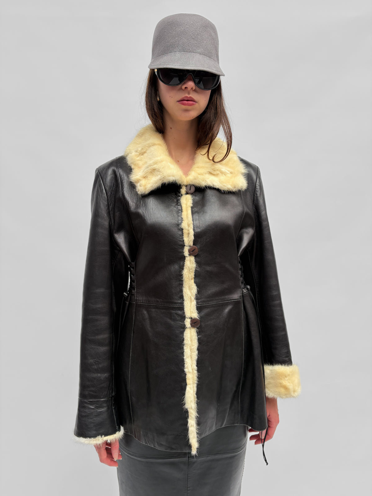 Piece No. 10  — The Leather Lace Up Jacket