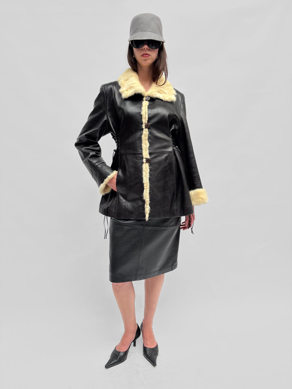 Piece No. 10  — The Leather Lace Up Jacket