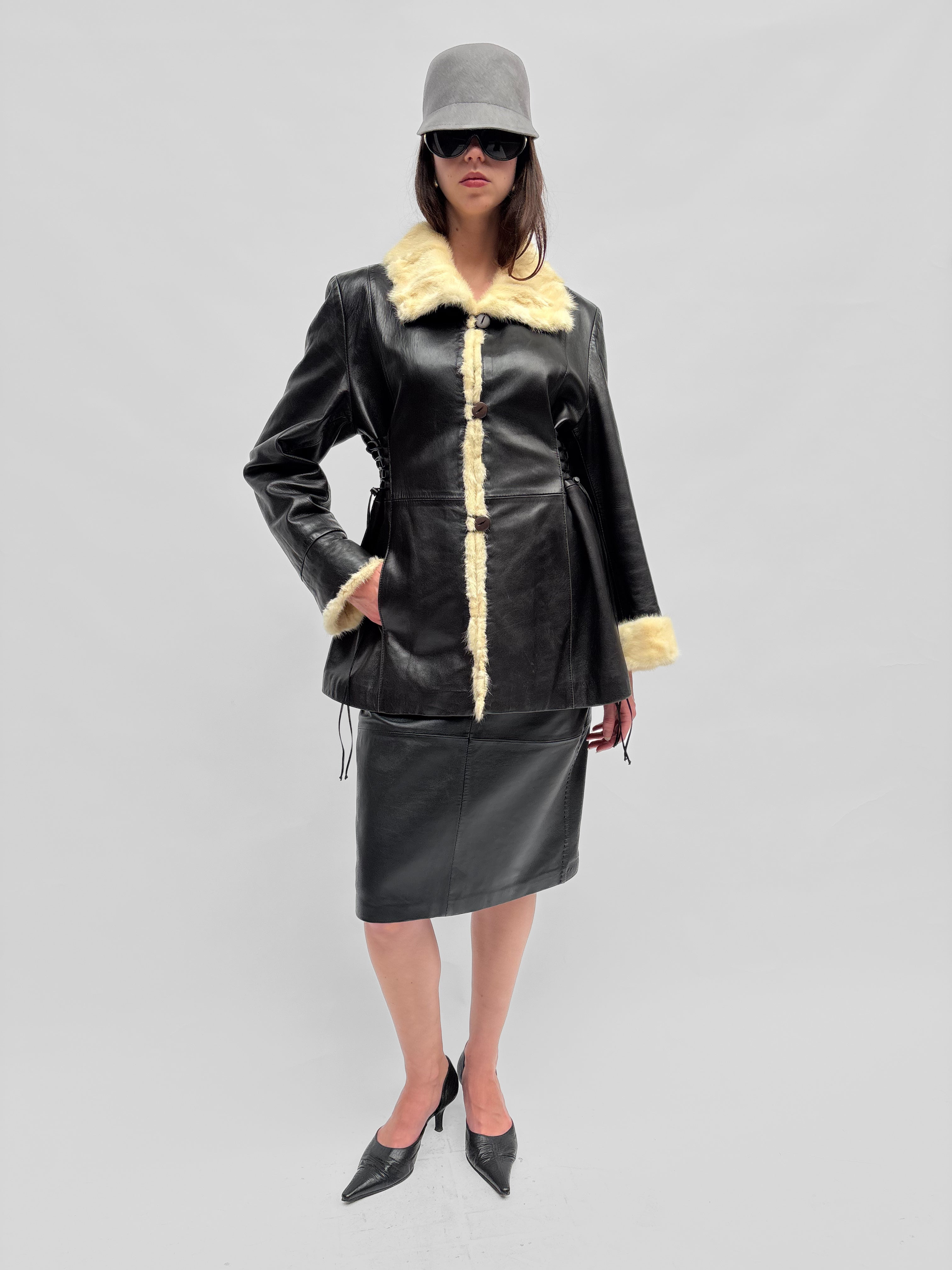 Piece No. 10  — The Leather Lace Up Jacket
