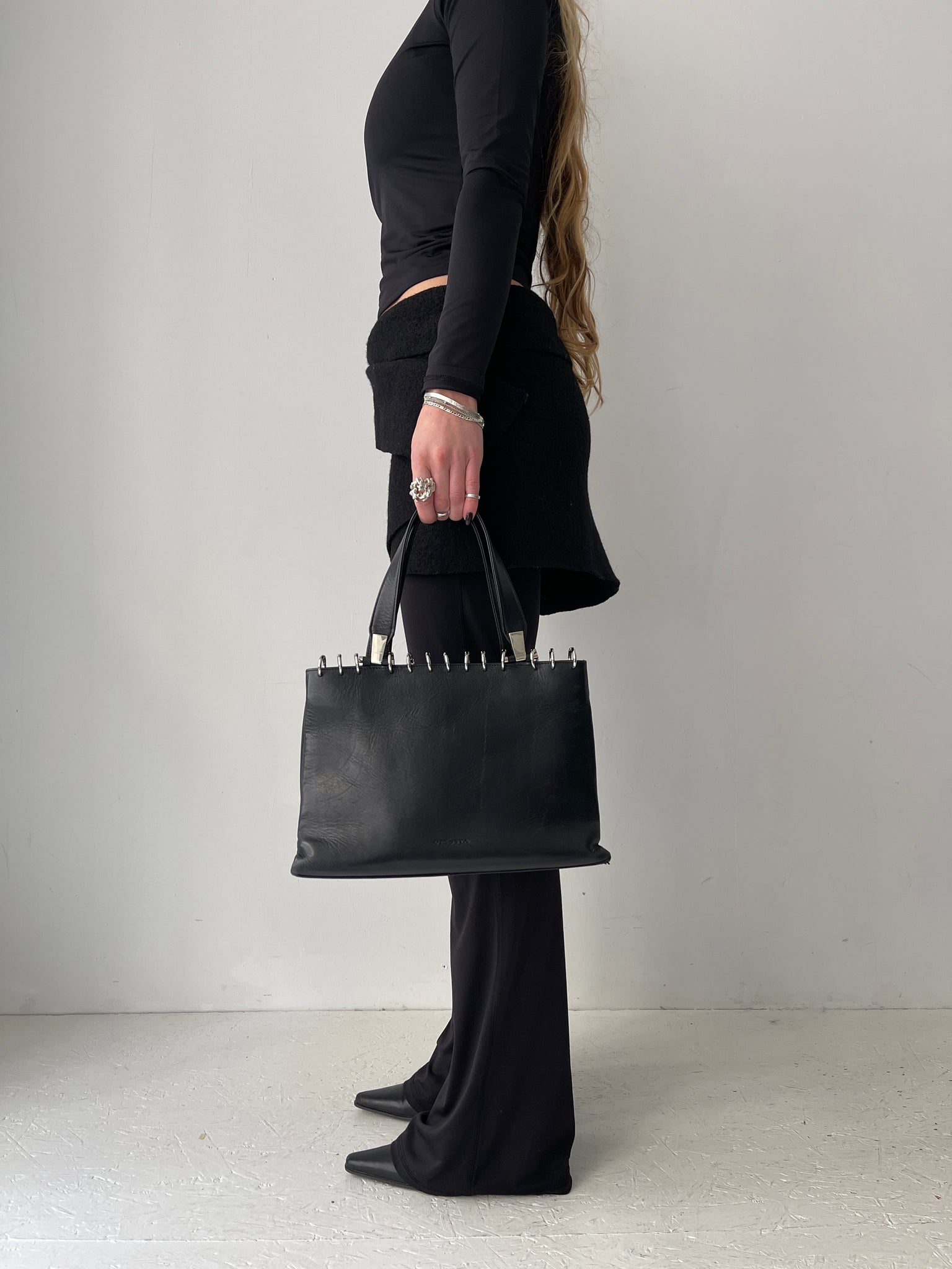 Leather Piercing Bag