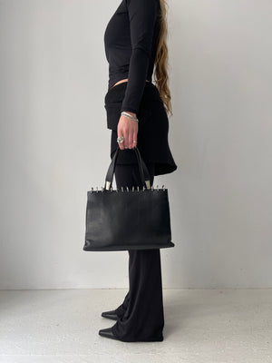 Leather Piercing Bag