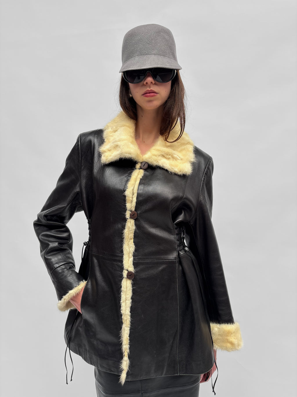 Piece No. 10  — The Leather Lace Up Jacket