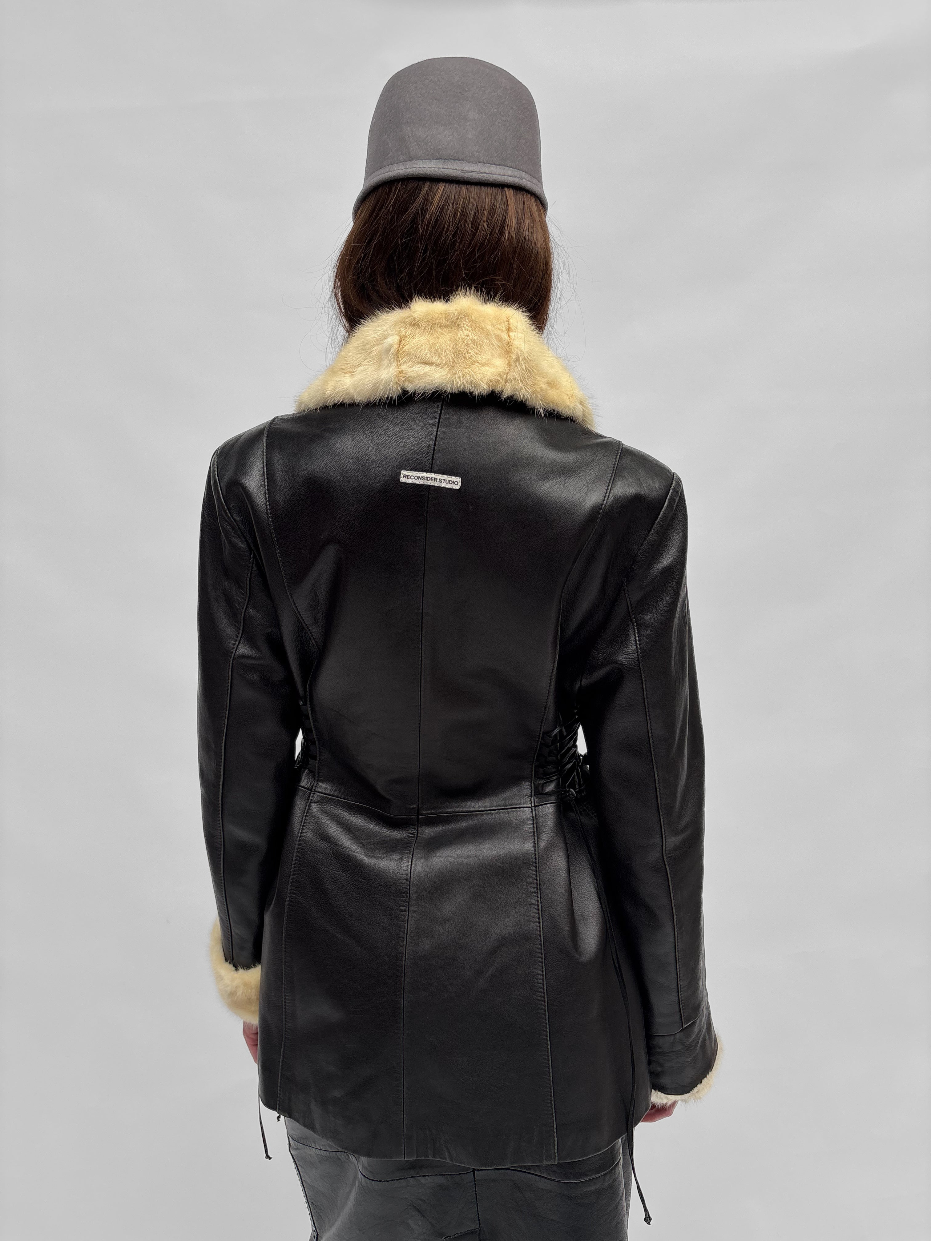 Piece No. 10  — The Leather Lace Up Jacket