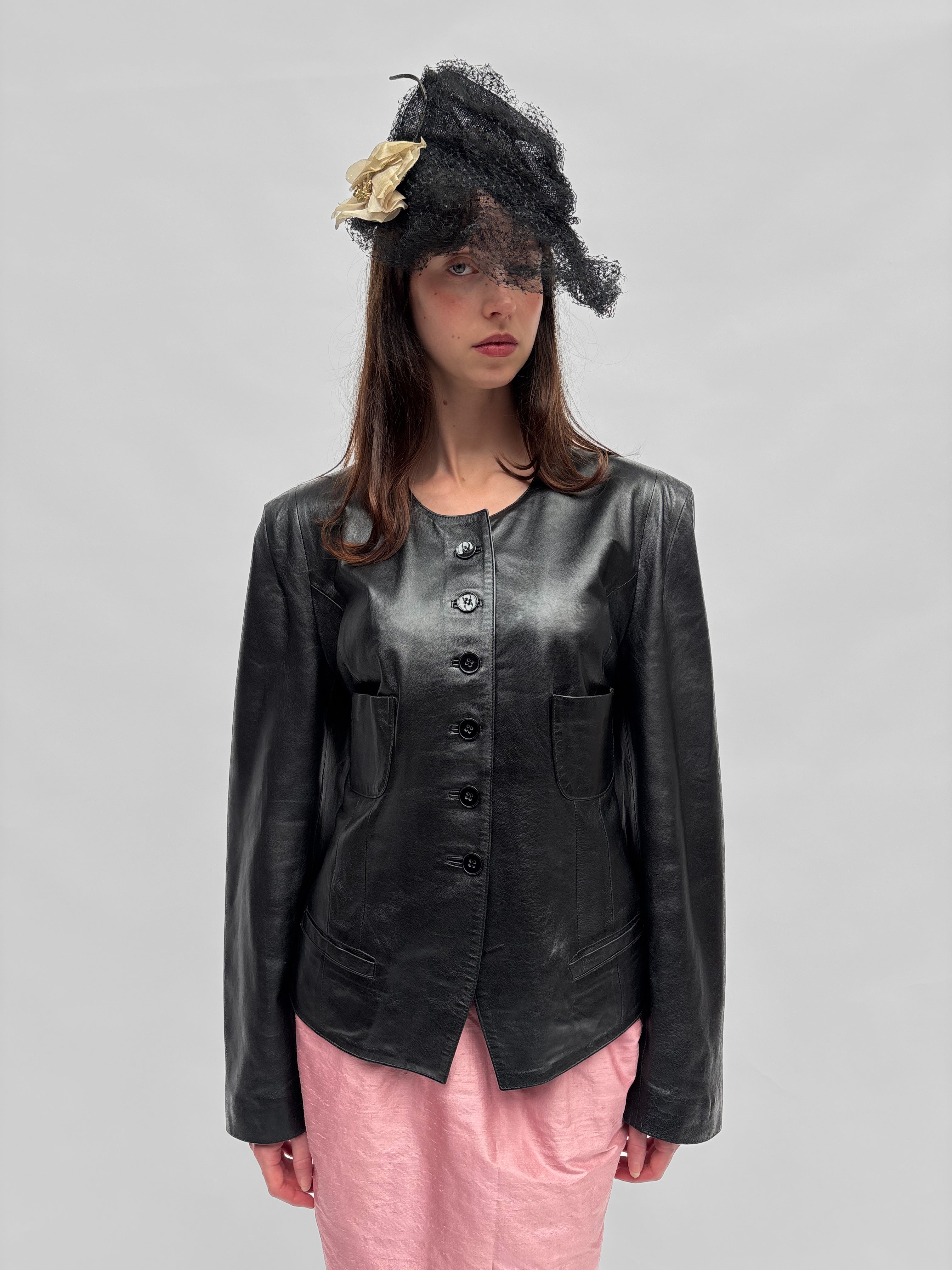 Piece No. 06  — The Leather Lace Up Jacket