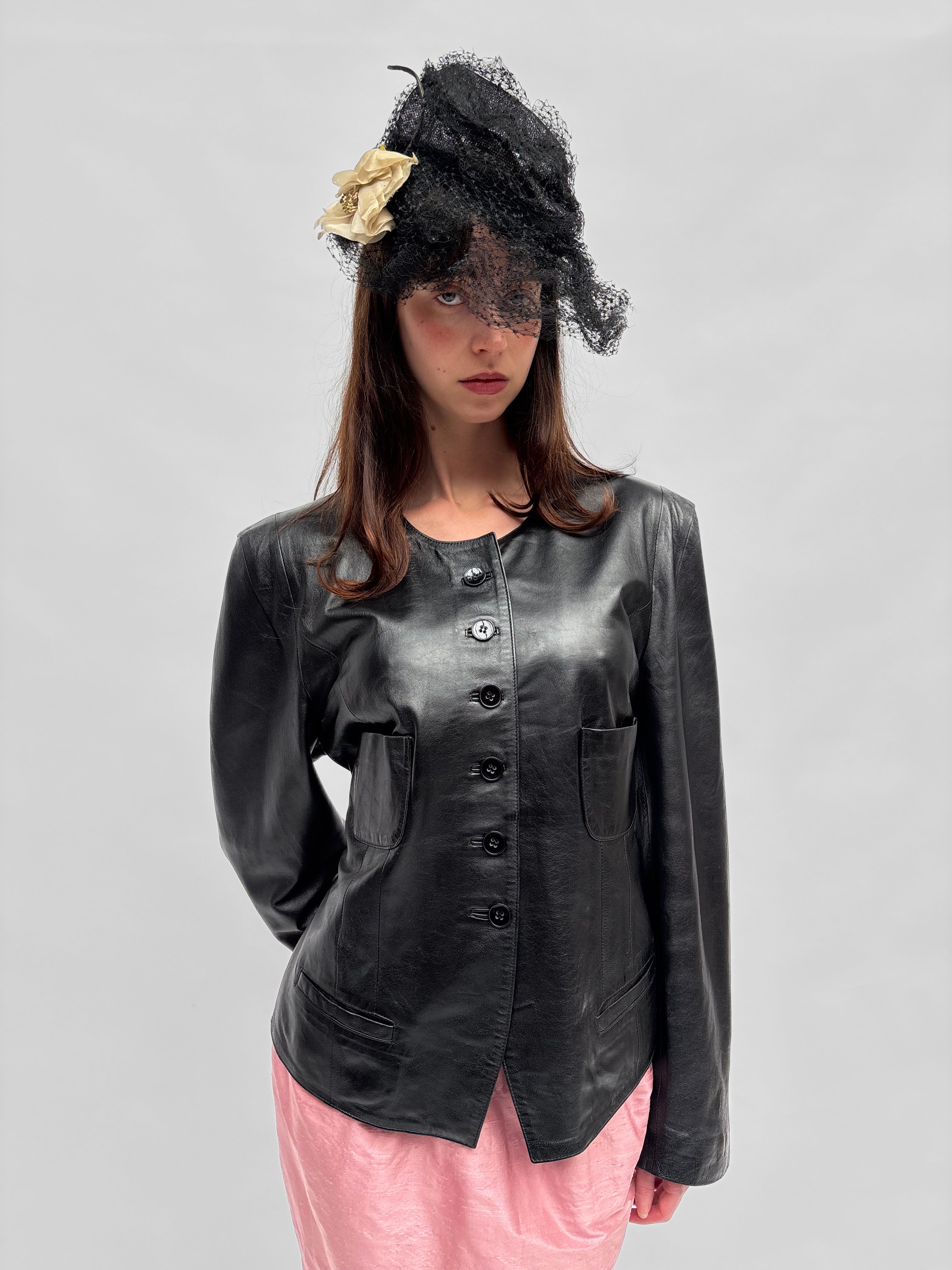 Piece No. 06  — The Leather Lace Up Jacket